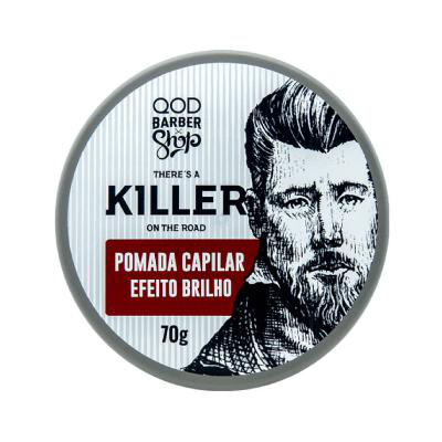 Pomada Capilar QOD Barbear Shop Killer Efeito Brilho 70g