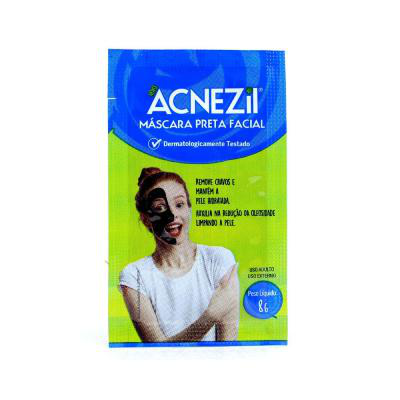 Máscara Acnezil Preta Facial Antiacne 8g