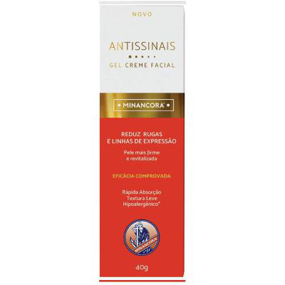 Gel Creme Facial Minancora Antissinais 40g