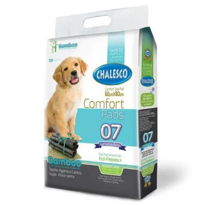 Tapete Higiênico para Cães Chalesco Bamboo Comfort 7 Unidades