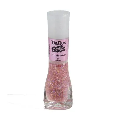 Esmalte Dailus Babado e Gliteria A Mãe Tá On 8ml