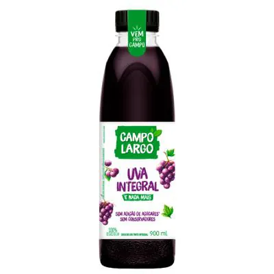 Suco de Uva Campo Largo Integral 900ml