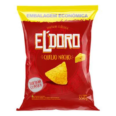 Salgadinho Semalo Eldoro Queijo Nacho 350g