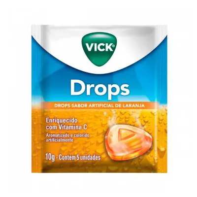 Pastilhas Vick Laranja 5 Unidades