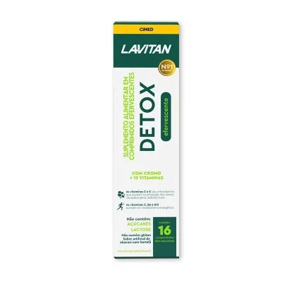 Lavitan Detox 16 Comprimidos Efervescente
