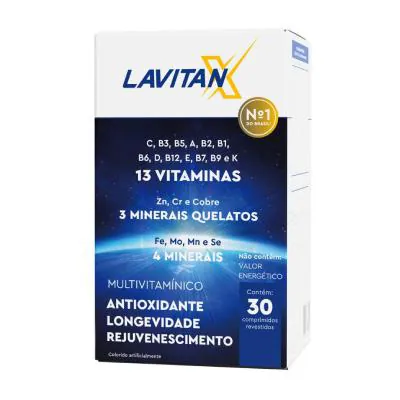 Lavitan X Bio Complex 30 Comprimidos