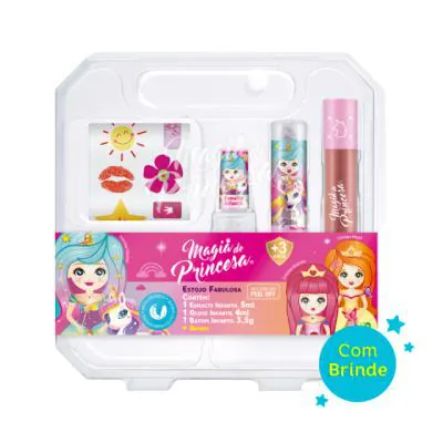 Kit Maquiagem Infantil Magia Princesas Séllus