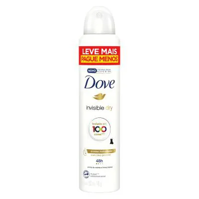 Desodorante Dove Invisible Dry 48h Aerosol Antitranspirante 250ml