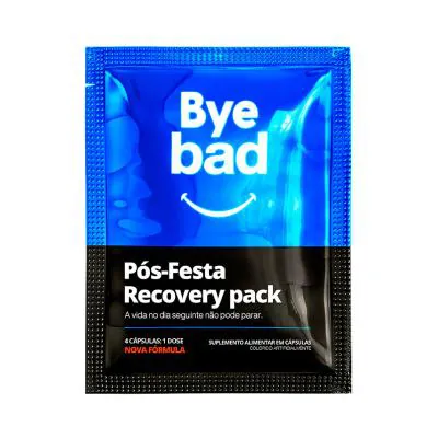 Suplemento Alimentar Bye Bad Pós-Festa Sachês 4 Cápsulas