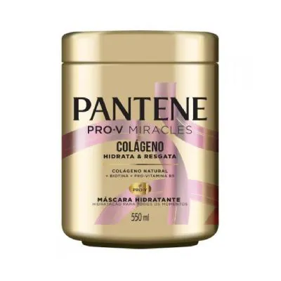 Máscara Hidratante Pantene Colégeno Hidrata & Resgata 550ml