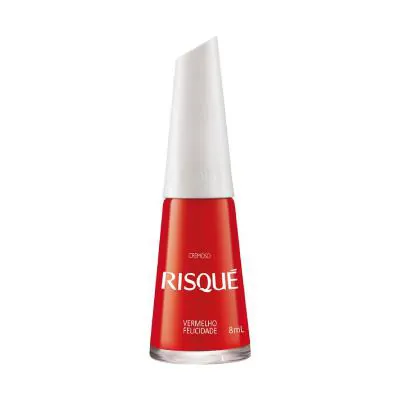 Esmalte Risqué Cremoso Vermelho Felicidade 8ml
