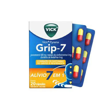 Grip7 Vick Pyrena 20 Cápsulas