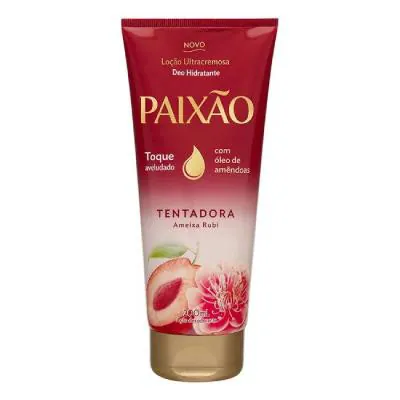 Loção Hidratante Ultracremosa Paixão Tentadora Ameixa Rubi ação desodorante 200ml