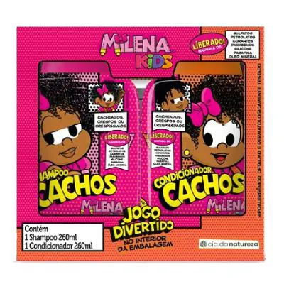 Kit Milena Turma da Mônica Shampoo + Condicionador 260ml