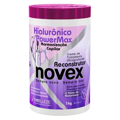 Creme de Tratamento Novex Hialurônico PowerMax 1kg