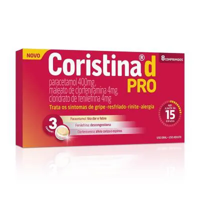 Coristina D Pro 8 Comprimidos