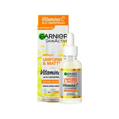 Sérum Booster Garnier Uniform&Matte Vitamina C 15ml