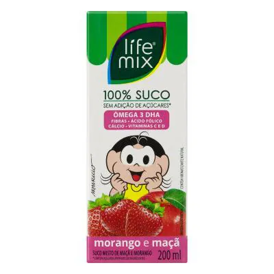 Suco Life Mix Kids Morango 200ml