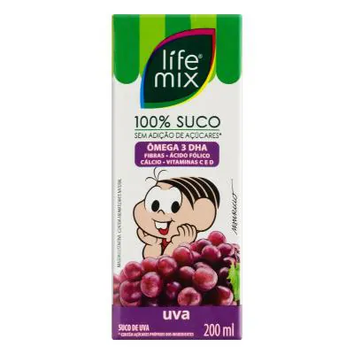 Suco Life Mix Kids Uva 200ml