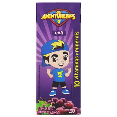 Suco Life Mix Os Aventureiros Kids Uva 200ml
