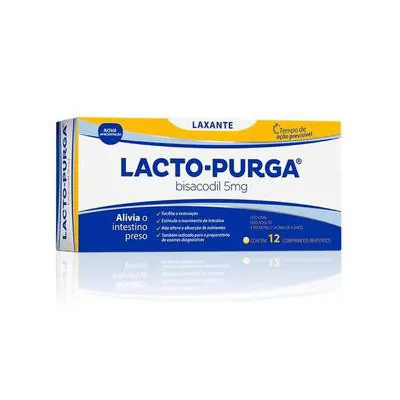 Lacto Purga 5mg 12 Comprimidos