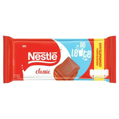 Chocolate Nestlé Classic ao Leite 150g