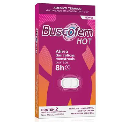 Buscofem Hot Adesivo Termico 2 Unidades