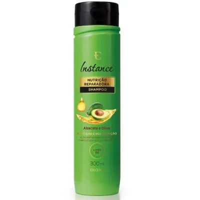 Shampoo Eudora Instance Nutrição Reparadora Abacate e Oliva 300ml