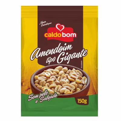 Amendoim Caldo Bom sem Pele 150g