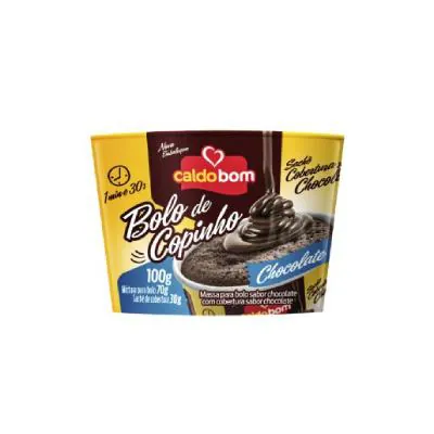 Bolo de Copinho Caldo Bom Chocolate 100g