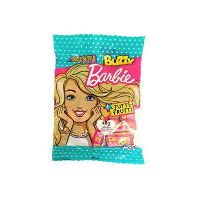 Chicletes Buzzy Barbie Tutti Fruti 48g