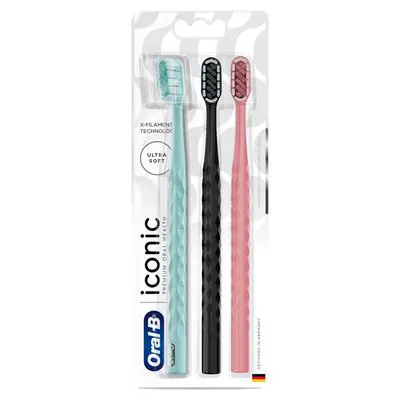 Kit Escova Dental Oral-B Iconic 3 Unidades