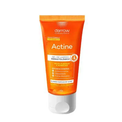 Gel de Limpeza Actine Vitamina C Peles Oleosas a Acneica 60g