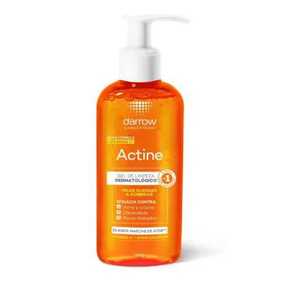 Gel de Limpeza Actine Vitamina C Peles Oleosas a Acneica 140g