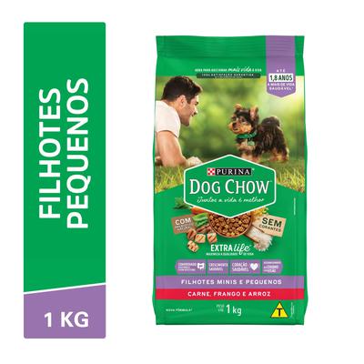 Ração Dog Chow Cães Filhotes Minis E Pequenos Frango E Arroz 1Kg preço