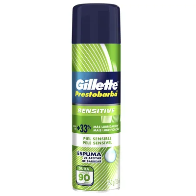 Espuma para Barbear Gillette Prestobarba Sensitive 150g