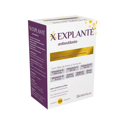 Suplemento Alimentar Explanté Antioxidante 60 Cápsulas