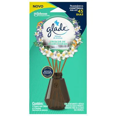 Difusor de Aromas Glade Frescor de Águas Florais 100ml