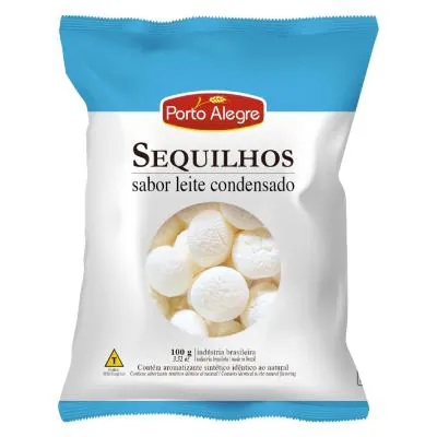 Biscoito Porto Alegre Sequilhos Leite Condensado 100g