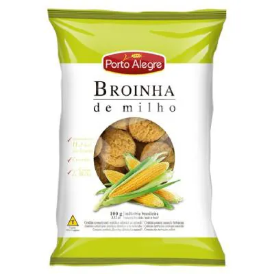 Biscoito Porto Alegre Broinha de Milho 100g