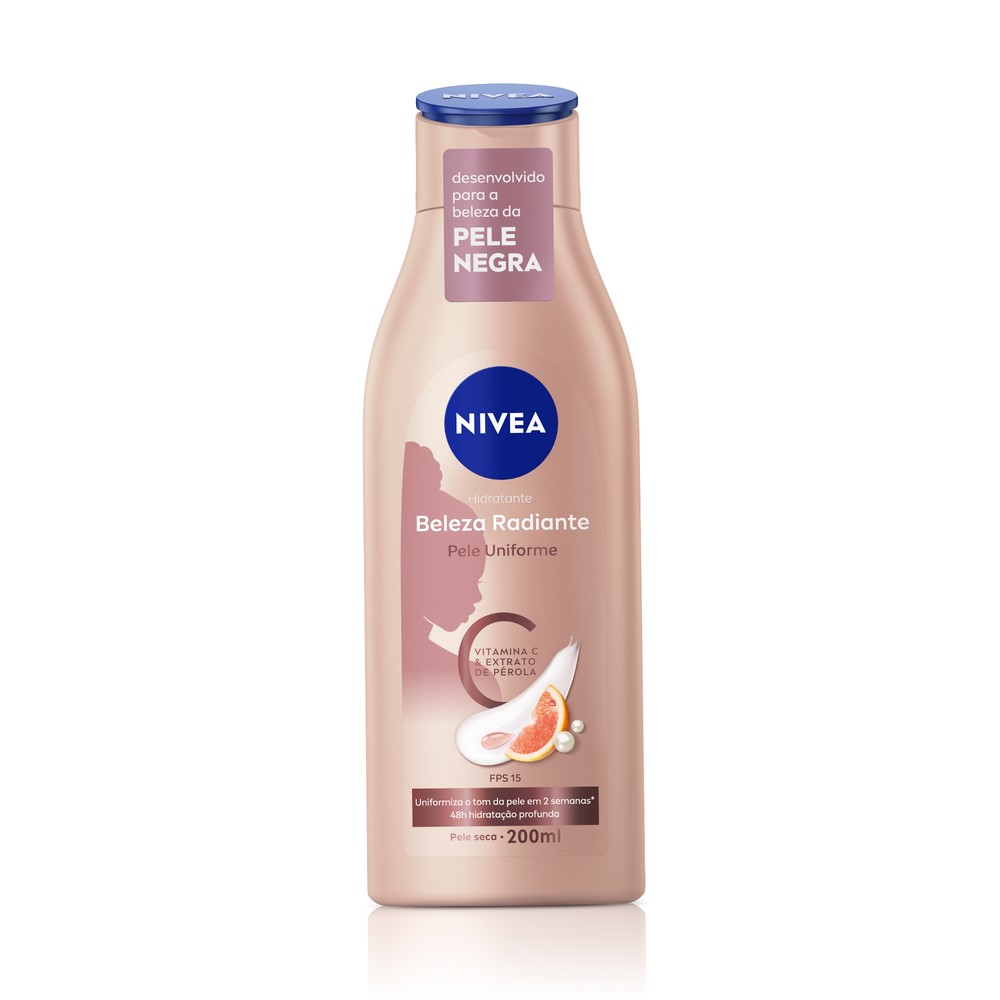 Hidratante Corporal Nivea Beleza Radiante Pele Uniforme 200ml