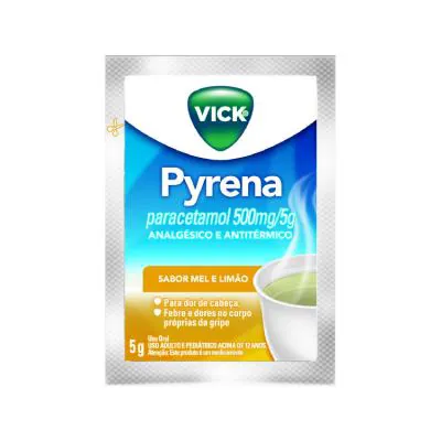 Vick Pyrena 500mg Mel e Limão 5g