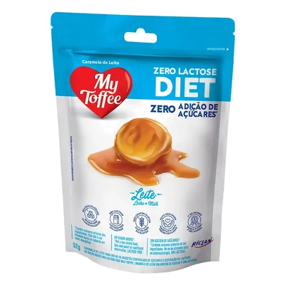 Bala My Toffee Diet Zero Lactose Leite 52g