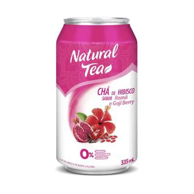 Chá Natural Tea Hibisco Romã e Goji Berry 335ml