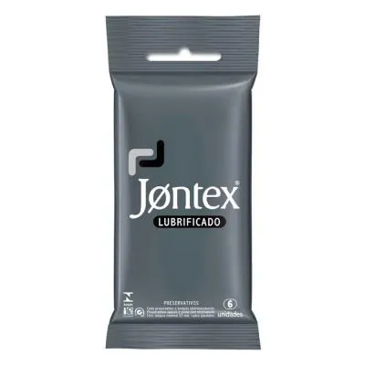 Preservativo Jontex Lubrificado Bolso 6 Unidades