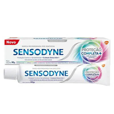 Creme Dental Sensodyne Proteção Completa + Ação Limpeza Superior 90g