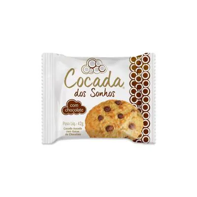 Cocada dos Sonhos Gotas de Chocolate 42g