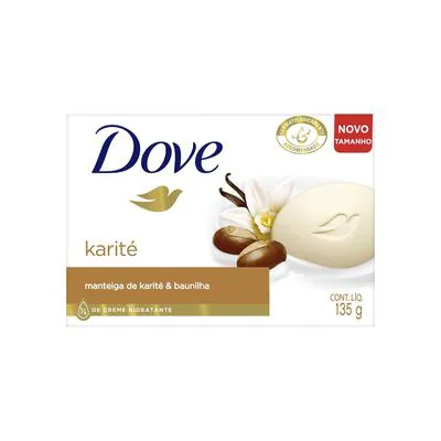 Sabonete Dove Manteiga de Karité e Baunilha 135g