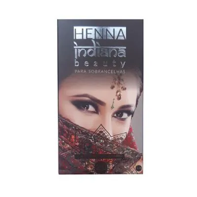 Henna Sobrancelhas Indiana Beauty Castanho Escuro