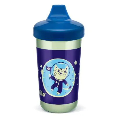 Copo Lillo Glowmax Antivazamento Menino 320ml